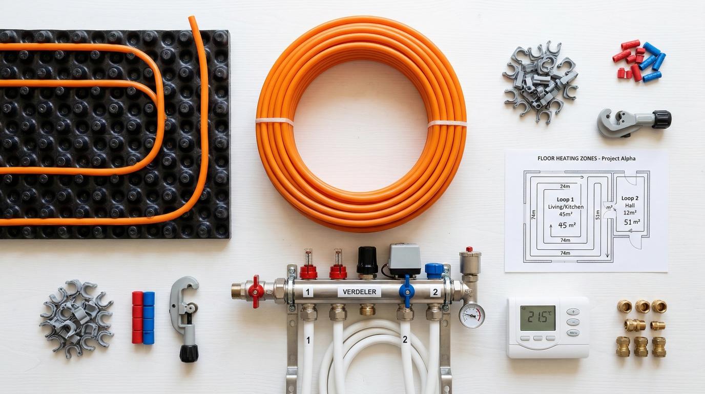 Vloerverwarming kosten en prijzen FAQ